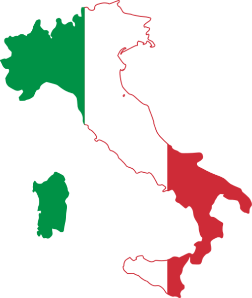 map Italian