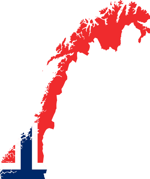 map Norwegian